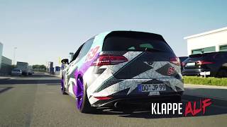 VOLKSWAGEN  VW GOLF 7 VII GTI W/ ARMYTRIX FLAP EXHAUST AMAZING SOUNDS!