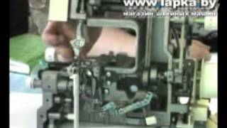 Устройство и обслуживание оверлока Merrylock 007 часть2