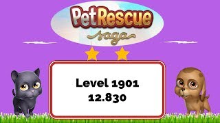 Pet Rescue Saga Level 1901 - No Boosters