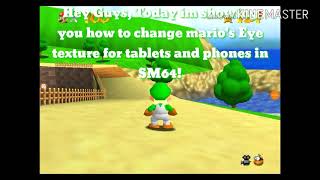 How To Change Mario's Eye Texture For Tablets And Phone! :D (OUTDATED)