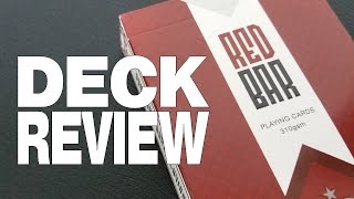 Deck Review - Red Bar Playing Cards by Misery Dev. Ltd.and LPCC