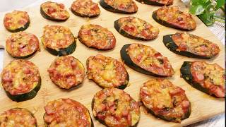 Мини Пиццы из Кабачков,съедается мгновенно