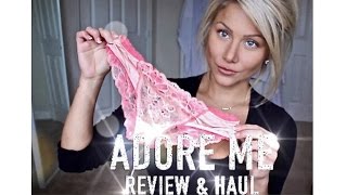 Adore Me lingerie haul & review
