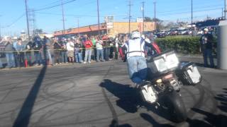 Chris McNeil on a bmw 800 enduro Austin tx