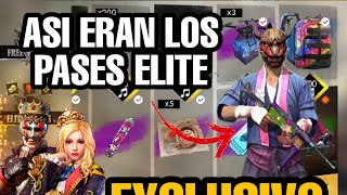 PASES ELITE TEMPORADA 1 A LA 5 LOS MAS EXCLUSIVOS EN FREE FIRE