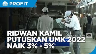Ridwan Kamil Putuskan UMK 2022 Naik 3% - 5%