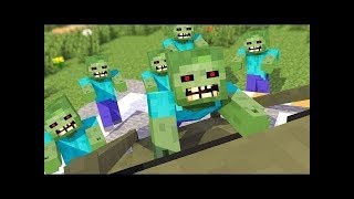 майнкрафт страшная карта играем на сервере Zombi Infected