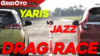 Drag Race Jazz Vs Yaris | Drag Race | GridOto