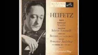 Rachmaninoff:  Vocalise (Heifetz, violin; Emanuel Bay, Piano)