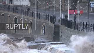 UK: Storm Eunice rips through the country with hurricane-force winds