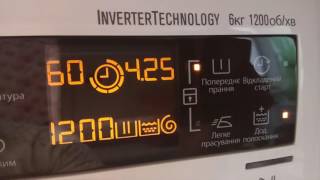 Обзор и тестирование стиральной машины Electrolux EFU361200PI