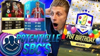 FIFA 17: FUT BIRTHDAY - RONALDO ALS STRIKER? - GRIEZMANN SBC? - ALLE INFOS UND POTENZIELLE SBCs