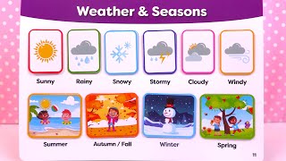 Apprendre le Temps et les Saisons Anglais - Français