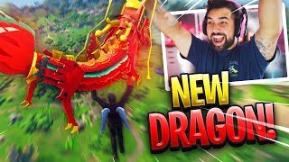 *NEW* Legendary DRAGON GAMEPLAY in Fortnite Battle Royale