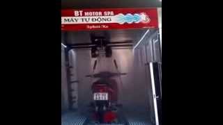 Hệ thống rửa xe máy tự đông