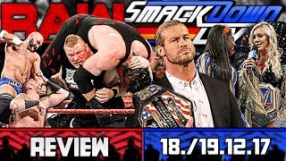 WWE RAW vs. SmackDown Review - FRAUEN SCHREIBEN GESCHICHTE! - 18./19.12.17 (Deutsch/German)