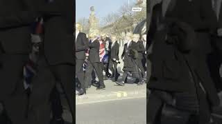 Londoners dressed as Boris Johnson gather for 'work event' amid Downing Street party scandal
