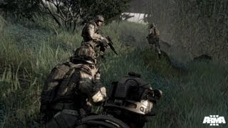 ArmA 3 Alpha - FPS in a Huge FireFight ( 60 Soldiers ) HD 720p