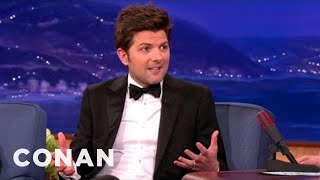 Adam Scott's Kids Are Really Into Describing Their Poop - CONAN on TBS