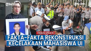 Fakta-fakta Rekonstruksi Kecelakaan Mahasiswa UI: Hasya Dilindas hingga Mobil Berubah Warna