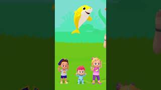 Baby Shark and Bebefinn #shorts | @Bebefinn - Nursery Rhymes & Kids Songs
