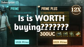 Is Prime or Prime Plus Subscription is WORTH buying???? | PUBG MOBILE
