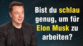 Elon Musk's schwerste Bewerbungsfrage [+Lösung]
