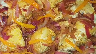 ESCABECHE DE POLLO/Receta peruana.