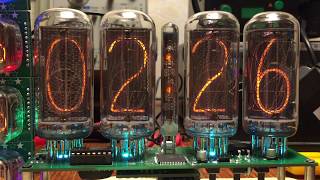 Ламповые часы /Nixie Clock ИН-12 /ИН-18/тест