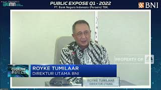 Q1-2022, Laba Bersih BNI Melesat 63,2% (yoy) Jadi Rp 3,96 T