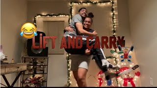COUPLES LIFT AND CARRY CHALLENGE!!!