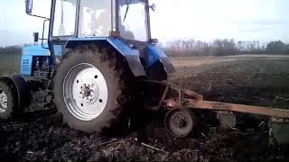 Рабочая глубина Параплау, нагрузка на МТЗ 892