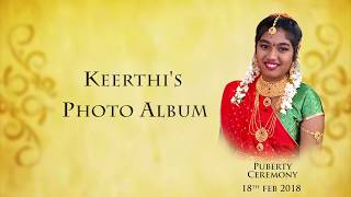 Keerthi's Puberty Ceremony photo Album - Video