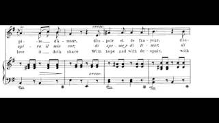 O notte, o dea del mistero (N. Piccinni) Score Animation