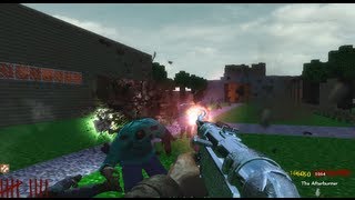 CoD WaW: custom zombie map minecraft SOLO part 2 ending (PC) ᴴᴰ