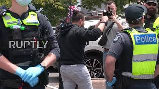 Australia: Anti-fascist groups rally organise pro-vax rally against white supremacy in Melbourne
