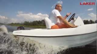 Стеклопластиковая лодка LAKER 410 с мотором Nissan Marine