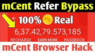 mCent Browser Online Refer Bypass Script 2019!! mCent Unlimited New Refer Trick !! By Ankit Point