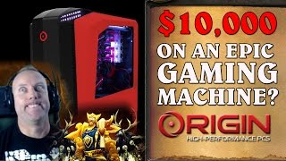 $10,000 EPIC Gaming Rig Build & Review - Origin PC Millennium!