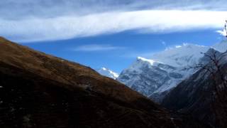 Annapurna trek Time laps video