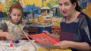 Рисуем солью. Увлекательное занятие для детей /  children's crafts