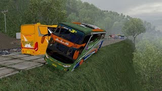 ALS Hampir masuk jurang || ets2 bus mod indonesia