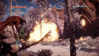 Horizon Zero Dawn: Aloy Vs Fire Bellowback