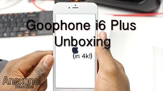Goophone i6 Plus V3 Unboxing - Fake iPhone 6 Plus - MTK6582 - HD Screen [in 4K]