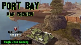World of Tanks BLITZ - Port Bay Map Preview