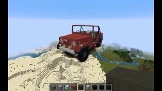 Minecraft - JEEP YJ - Red - Preview - wip!