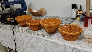 4. Корзинки из фанеры How to make a Bowl (basket)