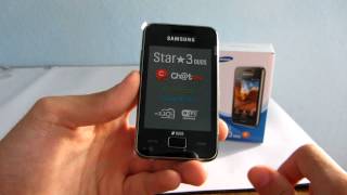 Samsung Star 3 Duos S5222 mobiltelefon kicsomagoló videó - mobilxTV