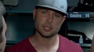 Matt Holliday on his solo home run to tie the game against the Red Sox