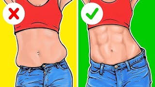 7 Простых Упражнений Для Плоского Живота и Осиной Талии